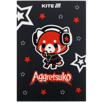 Блокнот Kite Aggretsuko A5, 50 аркушів, клітинка (AR25-194) Diawest