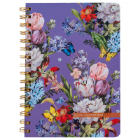 Блокнот Axent на спіралі Olga Selyshcheva, Secret А5 80 аркушів, клітинка, тверда обкладинка (8470-2-A-OS) Diawest