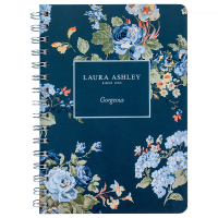 Блокнот Axent на спіралі Laura Ashley, Gorgeous А5 80 аркушів, клітинка, тверда обкладинка (8470-5-A-LA) Diawest