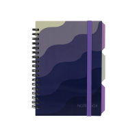 Блокнот Optima Desing 34, B6 з розділювачами 100 аркушів, клітинка (O20358-34) Diawest