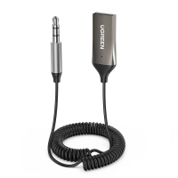 FM модулятор Ugreen Bluetooth 5.0 Aux with mic CM309 UGREEN Black (70601) Diawest