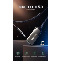 FM модулятор Ugreen Bluetooth 5.0 Aux with mic CM309 UGREEN Black (70601) Diawest