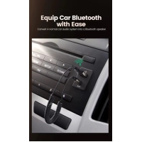 FM модулятор Ugreen Bluetooth 5.0 Aux with mic CM309 UGREEN Black (70601) Diawest