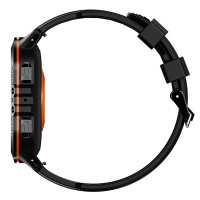 Смарт-годинник OUKITEL BT20 Black-orange (6931940742177) Diawest