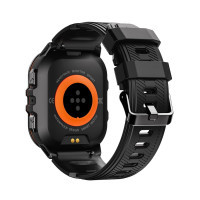 Смарт-годинник OUKITEL BT20 Black-orange (6931940742177) Diawest