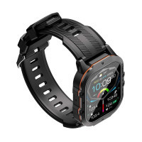 Смарт-годинник OUKITEL BT20 Black-orange (6931940742177) Diawest
