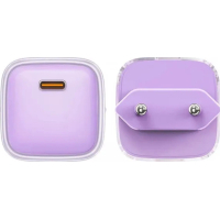 Зарядний пристрій Acefast 1xUSB-C 30W Gan A53 Fast Charger alfalfa purple (6974316282365) Diawest