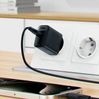 Зарядний пристрій Acefast USB-C 20W + Type-C cable A82 Fast Charger Black (6974316280057) Diawest