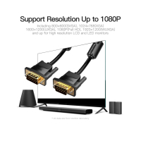 Кабель мультимедійний VGA 8.0m ferrite Vention (DADBK) Diawest