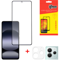 Скло захисне Dengos Xiaomi Redmi Note 14 4G/5G Kit (DG-TGSCP-08) Diawest