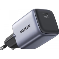 Зарядний пристрій Ugreen 1xUSB 30W (USB-C) Gan PD Nexode Mini + PD cable Grey CD319 (25257) Diawest
