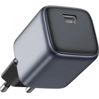Зарядний пристрій Ugreen 1xUSB 30W (USB-C) Gan PD Nexode Mini + PD cable Grey CD319 (25257) Diawest