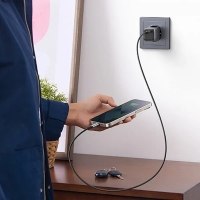 Зарядний пристрій Ugreen 1xUSB 30W (USB-C) Gan PD Nexode Mini + PD cable Grey CD319 (25257) Diawest