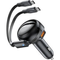 Зарядний пристрій Acefast 3xUSB 53W (2xUSB-C+USB-A) + cable USB-C 2in1 B13 (6974316282921) Diawest