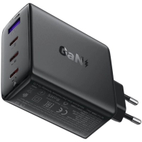Зарядний пристрій Acefast 4xUSB 100W (3xUSB-C+USB-A) Gan A94 Fast Charger Black (6974316283133) Diawest