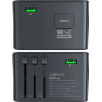 Зарядний пристрій Acefast 5xUSB 75W (3xUSB-C + 2xUSB-A) Gan Z1 Fast Charger (6974316282495) Diawest