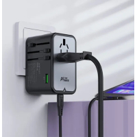 Зарядний пристрій Acefast 5xUSB 75W (3xUSB-C + 2xUSB-A) Gan Z1 Fast Charger (6974316282495) Diawest