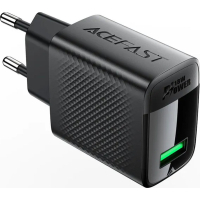 Зарядний пристрій Acefast USB-A 20W + Type-C cable A90 Fast Charger Black (6974316280064) Diawest