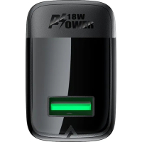 Зарядний пристрій Acefast USB-A 20W + Type-C cable A90 Fast Charger Black (6974316280064) Diawest
