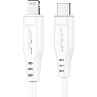 Дата кабель USB-C to Lightning 1.2m 3.0A TPE C3-01 White Acefast (6974316280811) Diawest