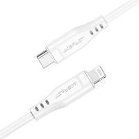 Дата кабель USB-C to Lightning 1.2m 3.0A TPE C3-01 White Acefast (6974316280811) Diawest