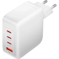 Зарядний пристрій Vention 4xUSB 140W (3xUSB-C+USB-A) PD3.1/QC3.0/GaN White (FEIW0-EU) Diawest