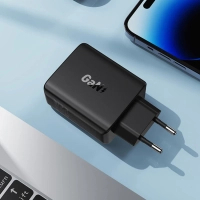 Зарядний пристрій Acefast 4xUSB 45W (2xUSB-C+2xUSB-A) Gan A61 Fast Charger Black (6974316282754) Diawest