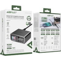 Зарядний пристрій Acefast 4xUSB 218W (3xUSB-C + USB-A) Gan Z4 Fast Charger (6974316282587) Diawest