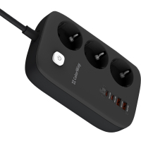 Мережевий фільтр живлення ColorWay CW-CHE34PDB 3 роз/4USB GaN3 Pro (CW-CHE34PDB) Diawest