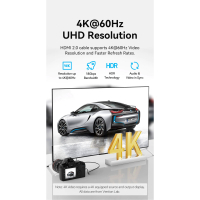 Кабель мультимедійний HDMI to HDMI Micro 3.0m V2.0 4K 60Hz18Gbps HDR Dolby Vention (AGIBI) Diawest