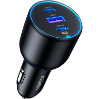Зарядний пристрій Ugreen 3xUSB 130W (2xUSB-C+USB-A) QC 3.0 black (CD293) (90413) Diawest