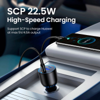 Зарядний пристрій Ugreen 3xUSB 130W (2xUSB-C+USB-A) QC 3.0 black (CD293) (90413) Diawest