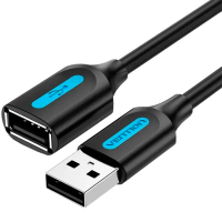 Дата кабель USB 2.0 AM/AF 1.5m Vention (ZAFBG) Diawest