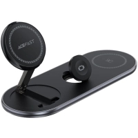 Зарядний пристрій Acefast Wireless QI 3in1 15W E19 Qi2 (6974316283096) Diawest