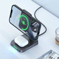 Зарядний пристрій Acefast Wireless QI 3in1 18W E3 (6974316280903) Diawest