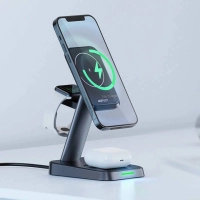 Зарядний пристрій Acefast Wireless QI 3in1 18W E3 (6974316280903) Diawest