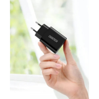 Зарядний пристрій Choetech 1xUSB 20W (1 USB-C) PD matte wall charger black (Q5004-EU-BK) Diawest