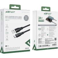 Дата кабель USB 2.0 AM to Type-C 1.2m 3.0A C8-04 Acefast (6974316282693) Diawest