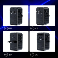 Зарядний пристрій Choetech 4xUSB 100W PD (2хUSB-C+2хUSB-A) сharger diamond model black (PD6028-BK) Diawest