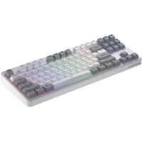 Клавіатура Hator Rockfall 3 Mecha TKL QMK/VIA Orange Wireless White (HTK851UA) Diawest