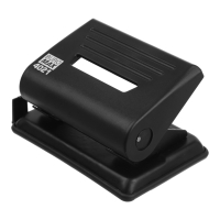 Діркопробивач Buromax пластиковий, до 12 аркушів, 120 х 80 х 65 мм, чорний (BM.4021-01) Diawest