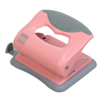 Діркопробивач Buromax пластиковий PASTEL, до 20 аркушів, 125 х 95 х 65 мм, рожевий (BM.4020-10) Diawest