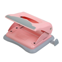 Діркопробивач Buromax пластиковий PASTEL, до 20 аркушів, 125 х 95 х 65 мм, рожевий (BM.4020-10) Diawest