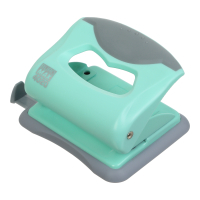 Діркопробивач Buromax пластиковий PASTEL, до 20 аркушів, 125 х 95 х 65 мм, м'ятний (BM.4020-38) Diawest