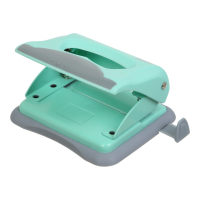 Діркопробивач Buromax пластиковий PASTEL, до 20 аркушів, 125 х 95 х 65 мм, м'ятний (BM.4020-38) Diawest