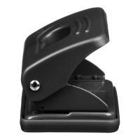 Діркопробивач Buromax пластиковий, до 10 аркушів, 120 х 58 х 59 мм, чорний (BM.4015-01) Diawest