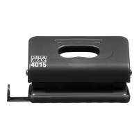 Діркопробивач Buromax пластиковий, до 10 аркушів, 120 х 58 х 59 мм, чорний (BM.4015-01) Diawest