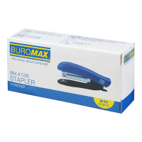 Степлер Buromax пластиковий, 12 аркушів, (скоби №10), 88 х 44 х 22 мм, червоний (BM.4126-05) Diawest