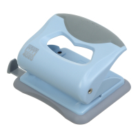 Діркопробивач Buromax пластиковий PASTEL, до 20 аркушів, 125 х 95 х 65 мм, блакитний (BM.4020-14) Diawest