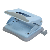 Діркопробивач Buromax пластиковий PASTEL, до 20 аркушів, 125 х 95 х 65 мм, блакитний (BM.4020-14) Diawest